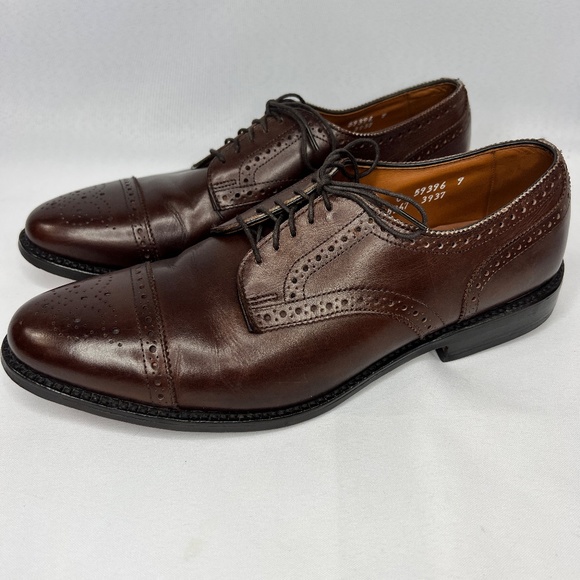 ALLEN EDMONDS Sanford Brown Sz 10 C - Picture 2 of 14